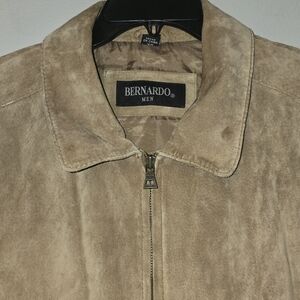 Bernardo Men's Light Brown Suede Jacket